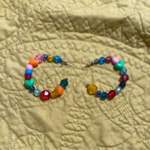 Susan Alexandra beaded hoop earrings